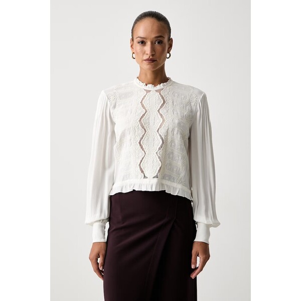 Twinset bluzka damska z wiskozy  beżowa 262TP2250