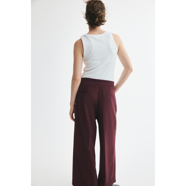 H&M Proste spodnie z paskiem 1343397