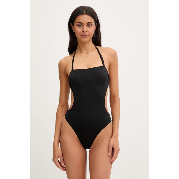 Calvin Klein strój kąpielowy jednoczęściowy damski  czarny LV00Q61200