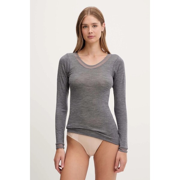 Chantelle longsleeve wełniany FEMILET  kolor szary FN1584.0DH