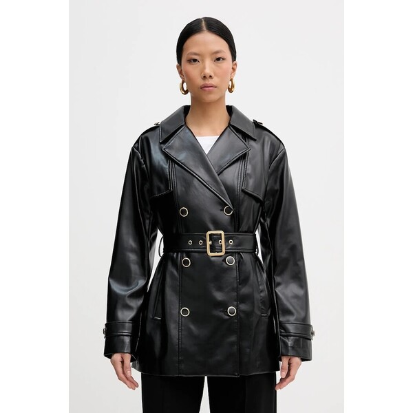 Marciano by Guess płaszcz TINA  kolor czarny 6RGL10 7363A 6RGL10.7363A