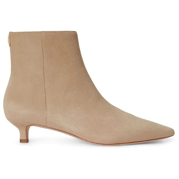 Lauren Ralph Lauren botki damskie zamszowe Frncsa Bt Hl  beżowe 802P15722001 802P15722001.270