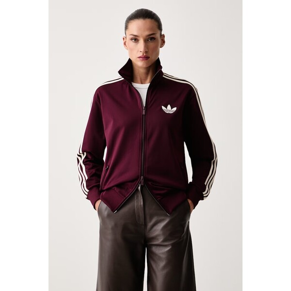 adidas Originals bluza rozpinana damska Firebird  bordowa LC6500