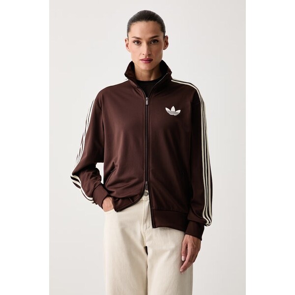 adidas Originals bluza rozpinana damska Firebird  brązowa LC6499