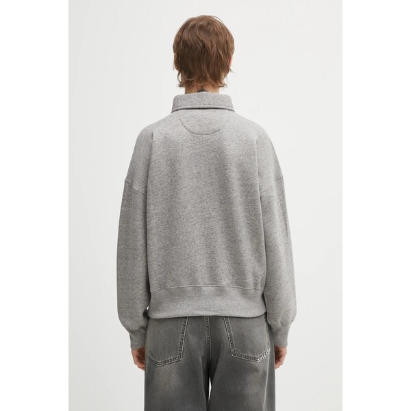 Polo Ralph Lauren bluza ARCTIC FLEECE  damska kolor szary gładka 211B18685004
