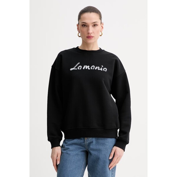 La Mania bluza damska FIORA  czarna FIORA