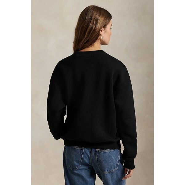 Polo Ralph Lauren bluza damska z bawełną  czarna 211971697