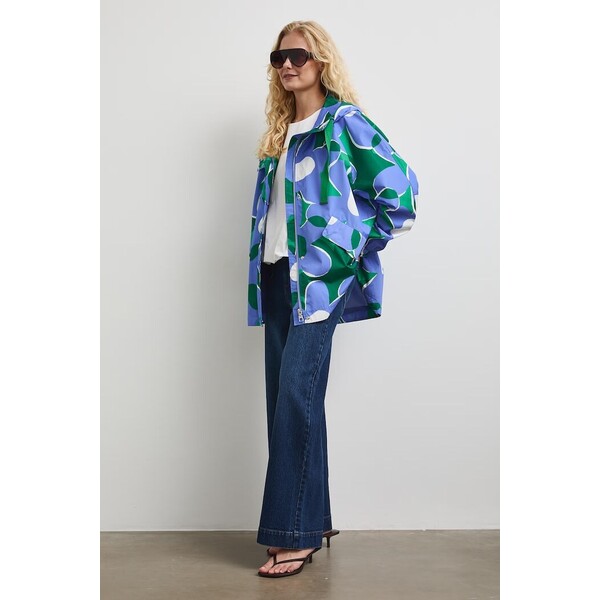 Medicine jeansy wide leg damskie  granatowe RW26-SJD105