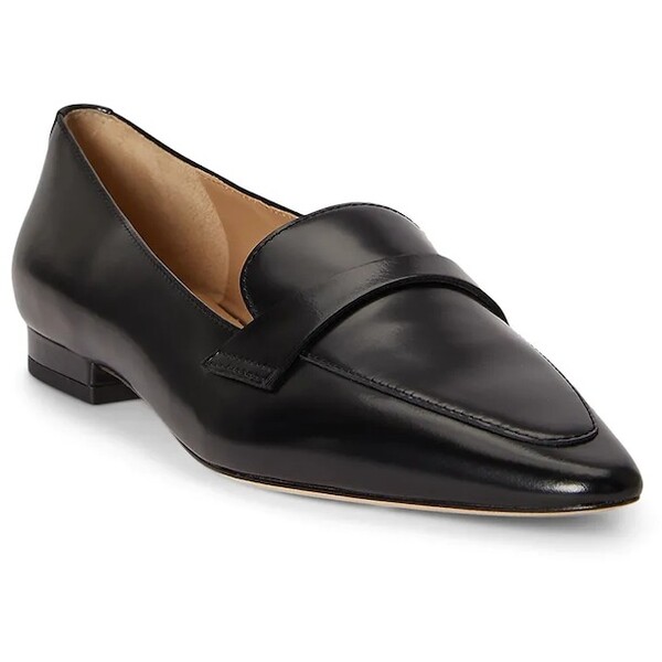 Lauren Ralph Lauren mokasyny damskie skórzane Audri Loafer  czarne 802P16900001 802P16900001.001