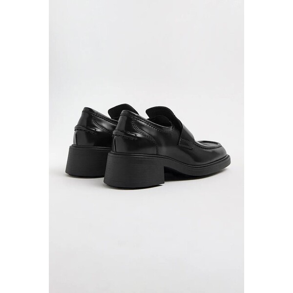 Miista loafersy skórzane Amelia  czarne E8_4342 E8.4342