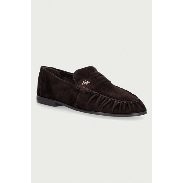 Steve Madden mokasyny damskie zamszowe Muse-SM  brązowe 11005695 11005695.DKB