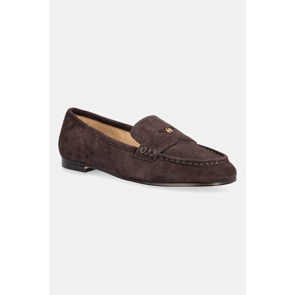 MICHAEL Michael Kors mokasyny damskie zamszowe Jennings Loafer  brązowe 40S6JNFP1S.251