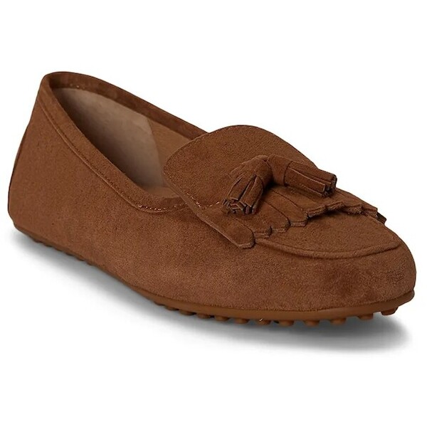 Lauren Ralph Lauren mokasyny damskie zamszowe Tayte Klt  brązowe na płaskim obcasie 802P22310005 802P22310005.200