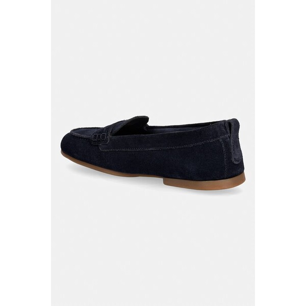 Tommy Hilfiger mokasyny damskie zamszowe TH FLEX SUEDE LOAFER BALLERINA  granatowe FW0FW09507