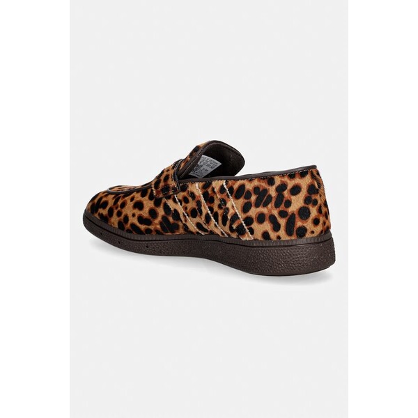 adidas Originals mokasyny damskie skórzane Handball Spezial Loafer  brązowe KJ2526
