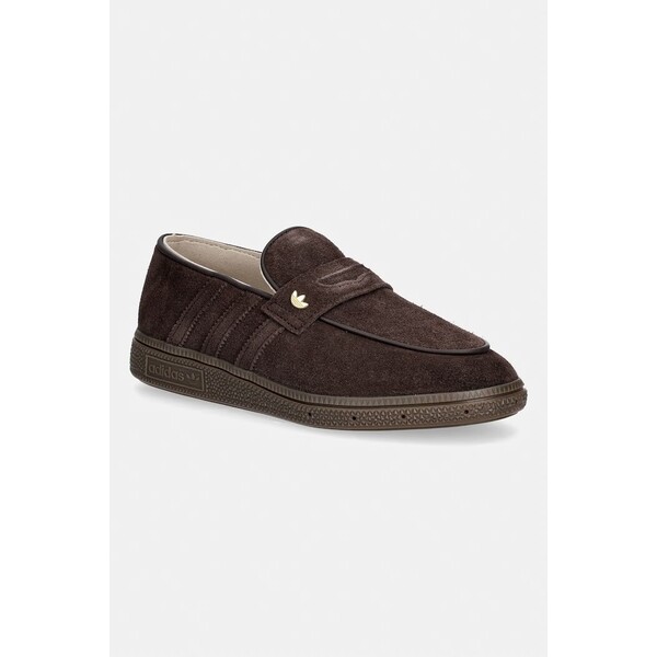 adidas Originals lordsy damskie zamszowe Handball Spezial Loafer  brązowe KJ2533