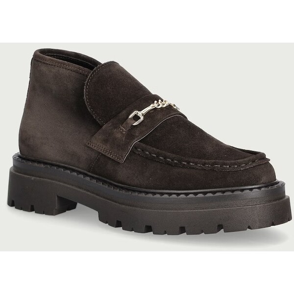 Steve Madden półbuty damskie zamszowe Karima  brązowe 11005697 11005697.880