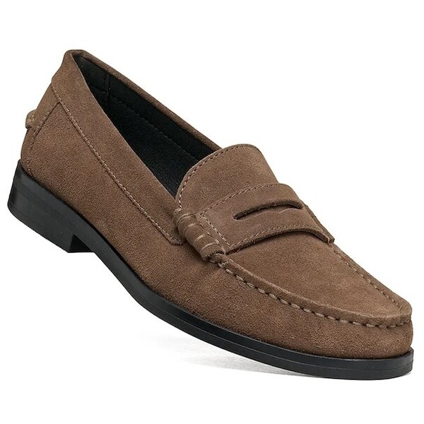 Geox loafersy damskie zamszowe D NOEMEN  brązowe D680XA00022C6029