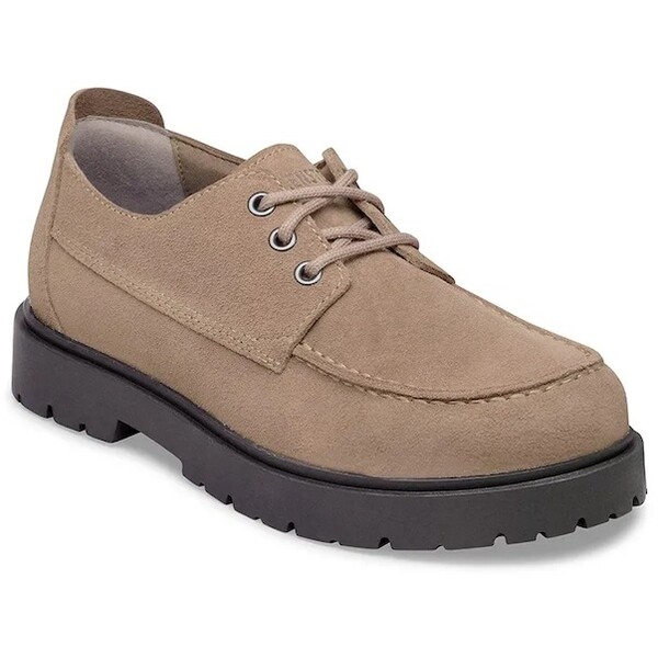 Birkenstock półbuty zamszowe Highwood Moc Lace Low  kolor beżowy 1031884 1031884.