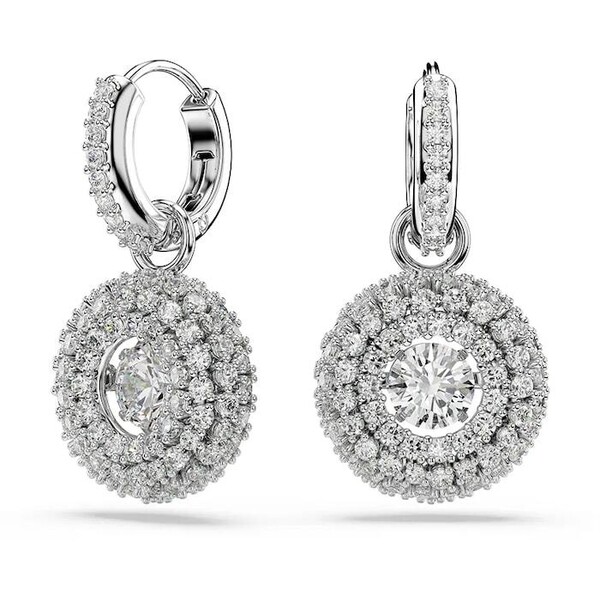 Swarovski kolczyki damskie metalowe z cyrkonią SUBLIMA  5738193