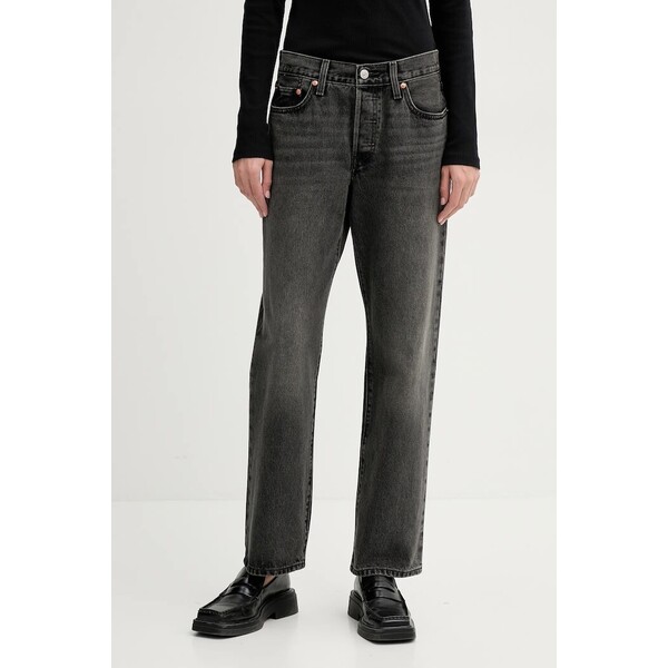 Levi's jeansy regularne damskie 501® 90S  szare A1959