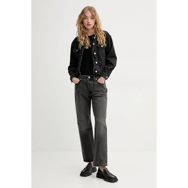 Levi's jeansy regularne damskie 501® 90S  szare A1959