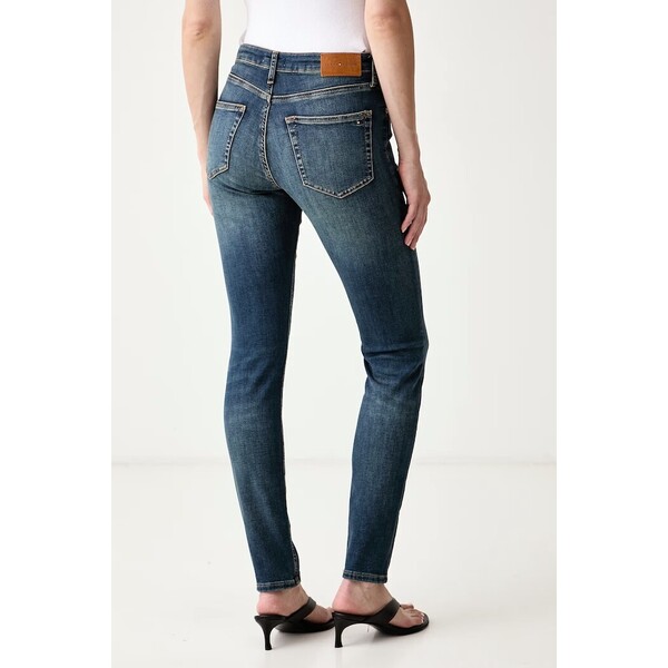 Tommy Hilfiger jeansy skinny damskie  niebieskie WW0WW45010