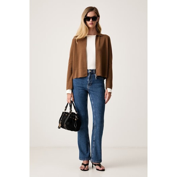 Marella jeansy flare damskie Emme by Marella  niebieskie 2625186071200
