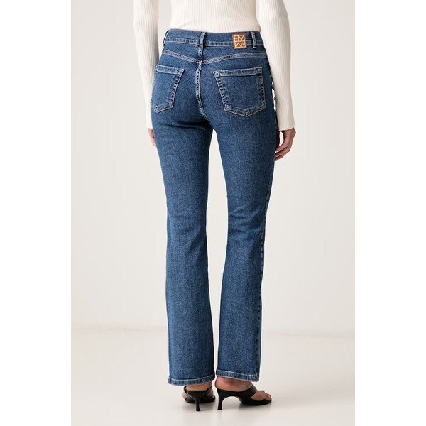 Marella jeansy flare damskie Emme by Marella  niebieskie 2625186071200