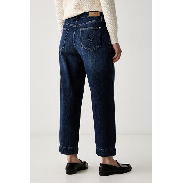Joop! jeansy barrel damskie  granatowe 30105459