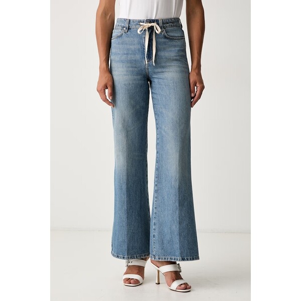 Marella jeansy wide leg damskie MLSWLEG  niebieskie 2623186024200