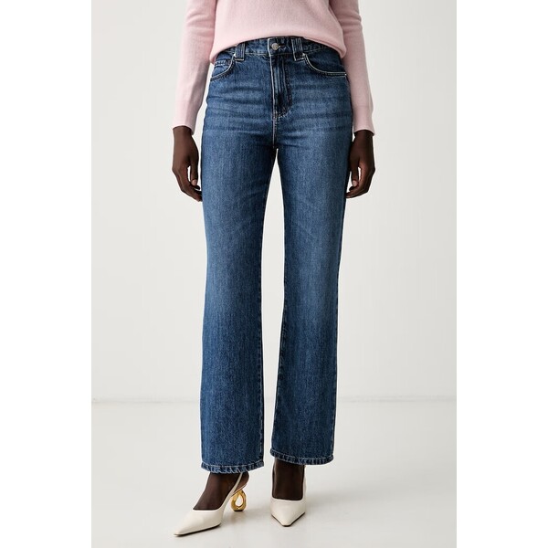 Marella jeansy wide leg damskie MLSWLEG1  niebieskie 2623186034200