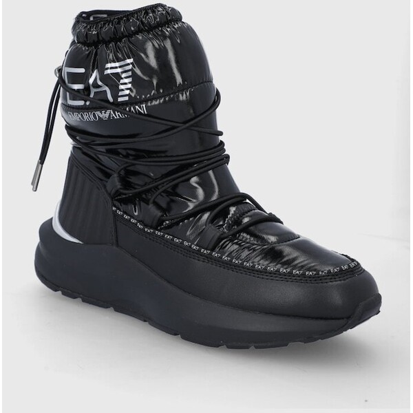 EA7 Emporio Armani Śniegowce X8M002.XK230.R926  kolor czarny