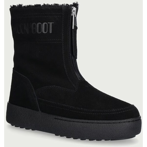 Moon Boot MB LTRACK LARA śniegowce damskie zamszowe  czarne 80D2450250 N001 80D2450250.N001
