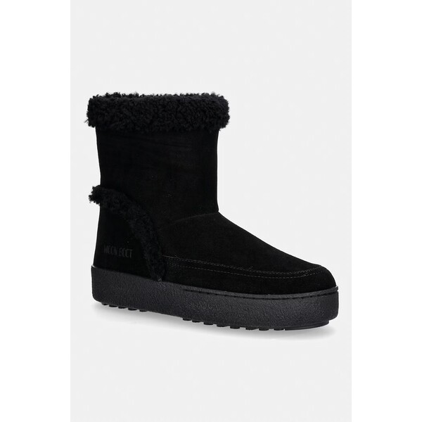 Moon Boot MB LTRACK TINA śniegowce damskie zamszowe  czarne 80D2450240 N001 80D2450240.N001