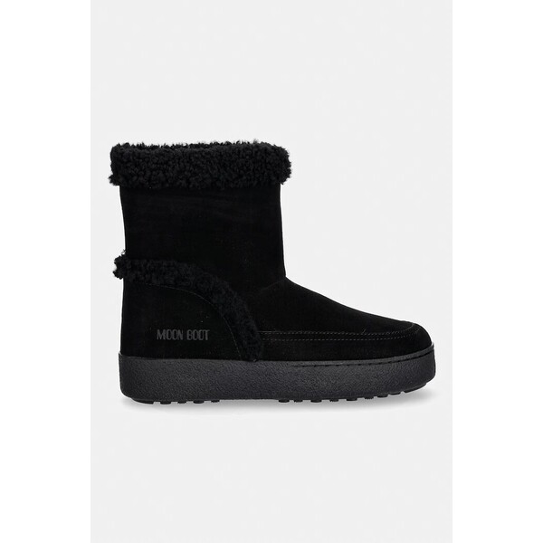 Moon Boot MB LTRACK TINA śniegowce damskie zamszowe  czarne 80D2450240 N001 80D2450240.N001