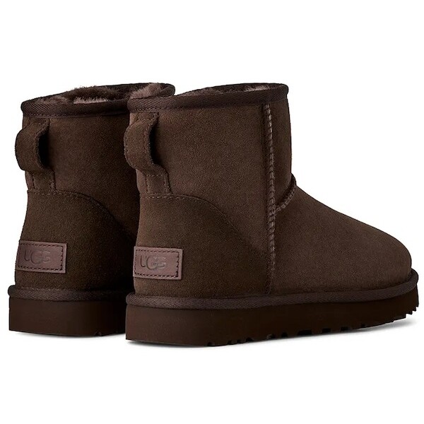 UGG śniegowce zamszowe Classic Mini II  kolor brązowy 1016222.DDC