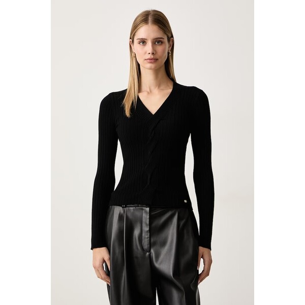 Gaudi sweter damski  czarny 621BD53008
