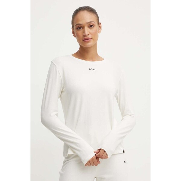BOSS longsleeve lounge CI_LS-Shirt  kolor beżowy 50510326