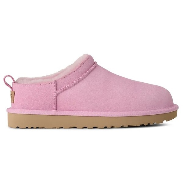 UGG kapcie zamszowe W Classic Micro  kolor różowy 1173891.PKD