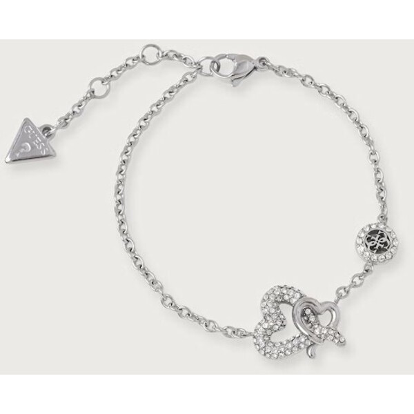 Guess bransoletka damska ze stali nierdzewnej z cyrkonią LOVE BITES  JUBB06 052JW JUBB06.052JW