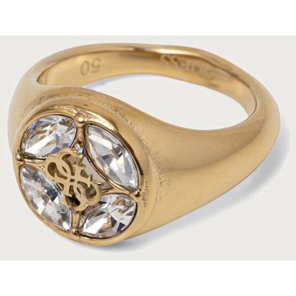 Guess pierścionek damski ze stali nierdzewnej 4G SUPREME  JUBR06.400JW