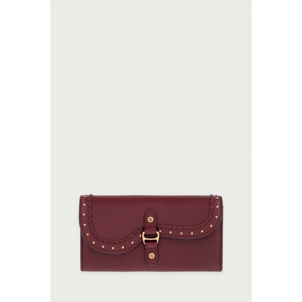 Lauren Ralph Lauren portfel damski skórzany  czerwony 432P18693