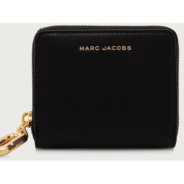 MARC JACOBS portfel damski skórzany SLIM COMPACT WALLET  czarny 2P6SMP017S01