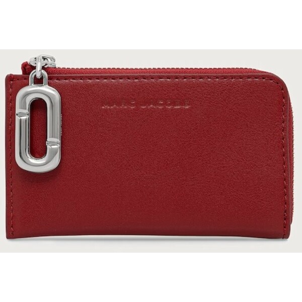 MARC JACOBS portfel damski skórzany TOP ZIP MULTI WALLET  czerwony 2P6SMP018S01