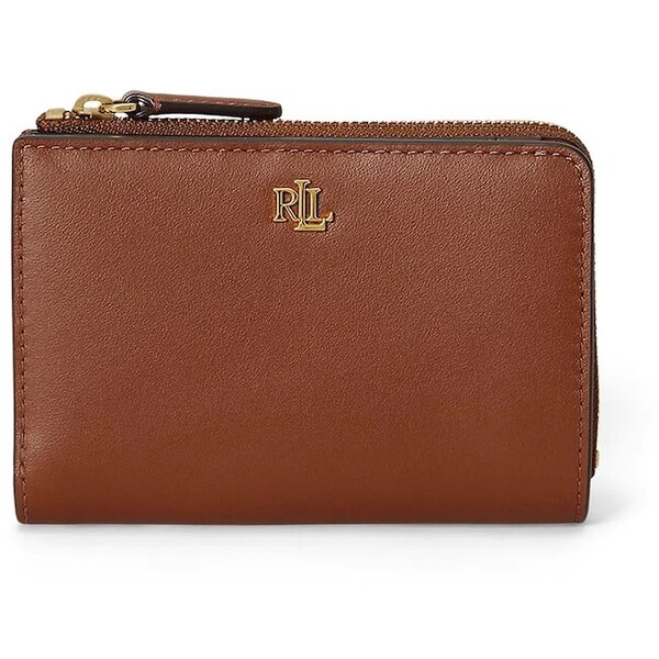 Lauren Ralph Lauren portfel damski skórzany  brązowy 432P16735