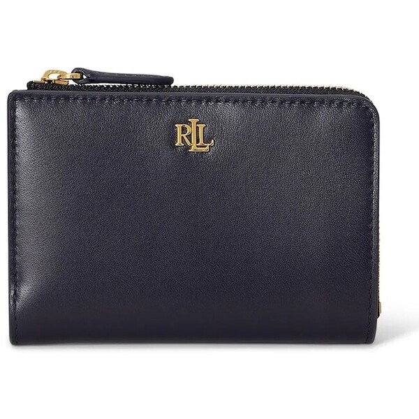 Lauren Ralph Lauren portfel damski skórzany  granatowy 432P16735