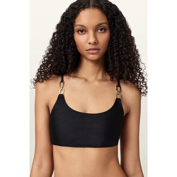 AllSaints top kąpielowy damski TALARIA  czarny W018WC