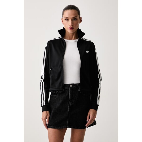 adidas Originals bluza rozpinana damska Pleated Firebird  czarna LG4308