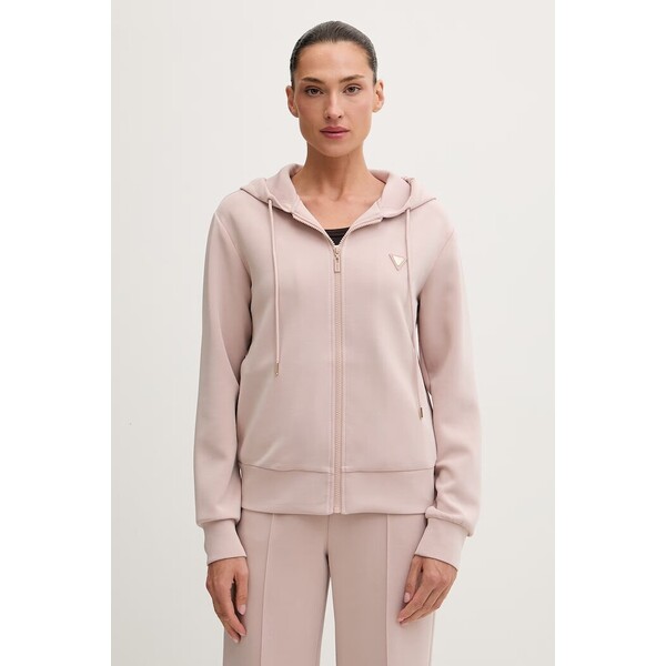 Guess bluza rozpinana damska OLYMPE  różowa V4YQ06 KCAY2 V4YQ06.KCAY2